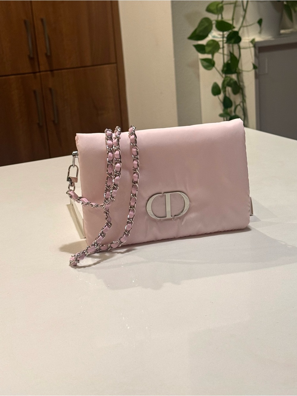 DiorBeauty Pink Chain Crossbodey Bag
